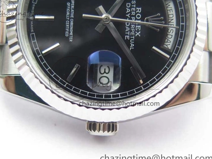 Bp Black President 36 SS Dial Edition Bracelet on Best Maker 128239 Day-Date 0112